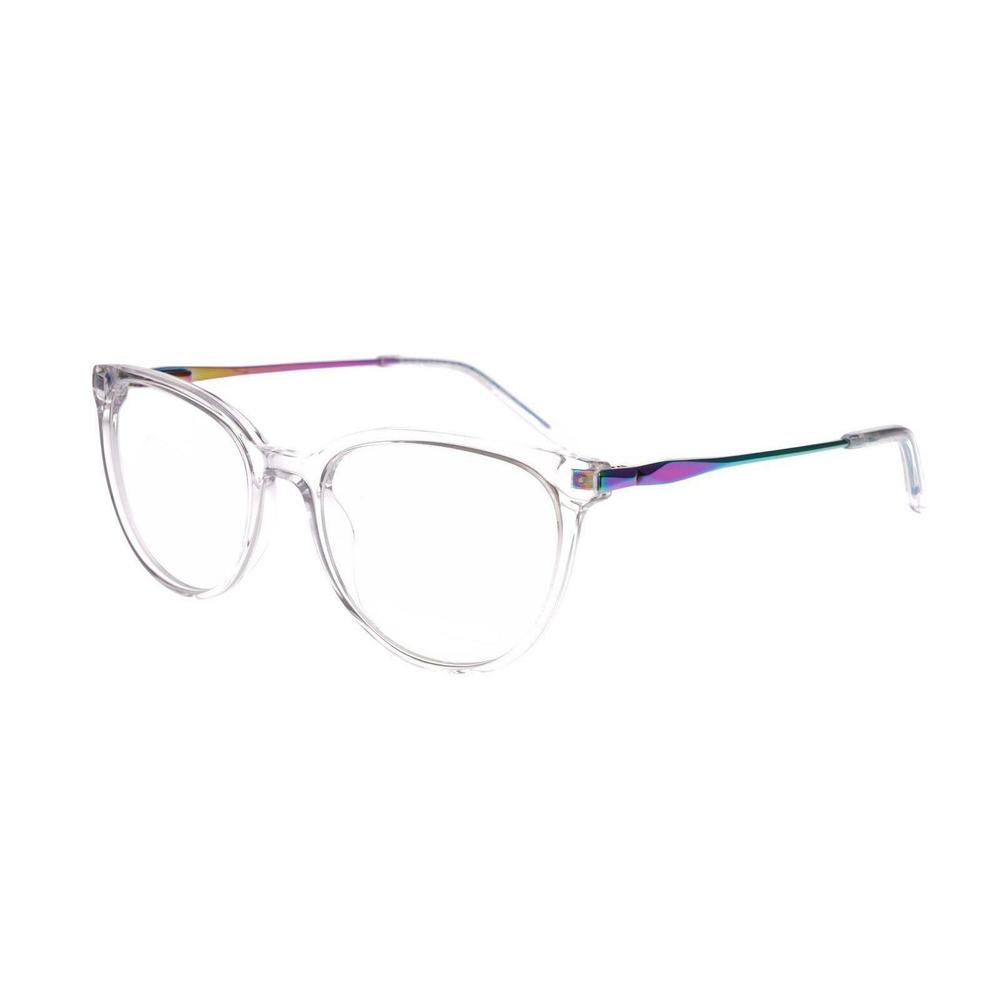 New Runway Couture RCE-321 Clear Crystal Eyeglasses w/Colorful Temples 52/18/140
